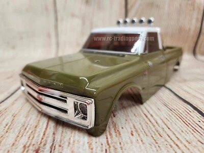 1967 Chevy C10 Custom Painted RC Crawler Body For Axial SCX24 - Image 1 of 4
