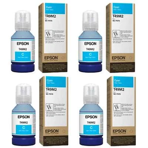 Epson SureColor Cyan Ink Set for Epson F170 & Epson F570 - 4 Pack - Picture 1 of 4
