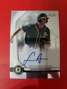 Logan Davidson 2020 Bowman Sterling Auto #BSPA-LD , Oakland Athletics , A's - Picture 1 of 5