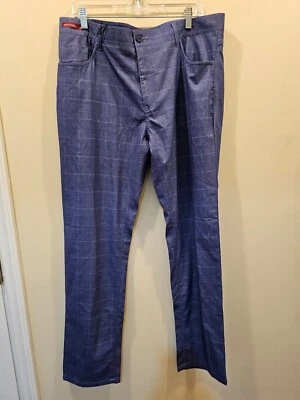 NWT Men's Enzo Tovare Pants Slacks Alpha-281 Blue Window Size 38 - Image 1 of 4