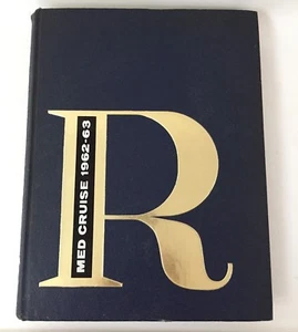 Libro crociera USS FD Roosevelt Navy Med 6a flotta 1962 63 vettore mediterraneo - Foto 1 di 12