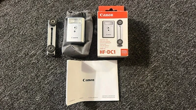 Canon HF-DC1 Handle Mount Flash for Canon Camera Cameras Complete In Box - Image 1 of 4