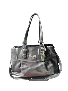 Coach 12937 Madison Sabrina Satchel - Umhängetasche schwarz Leder wandelbar - Bild 1 von 14