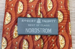 Robert Talbott Best Of Class handgenähte/USA bedruckte/italienische strukturierte Seidenkrawatte 58"x4" - Bild 1 von 8