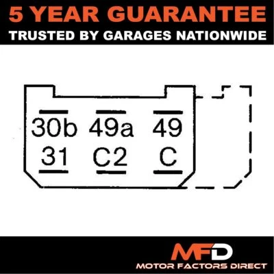 Fits Ford Transit 1991-2000 VW Transporter 1990-2003 MFD Indicator Flasher Unit - Image 1 of 4