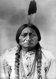 indian native chief Framed Canvas Print Art Painting 20" x 16" - Picture 1 of 6