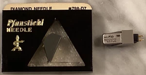 TECHNICS EPC-P33 P-MOUNT CARTRIDGE & NEW GENUINE TECHNICS EPS-33CS STYLUS + CASE - Picture 1 of 7