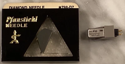 TECHNICS EPC-P33 P-MOUNT CARTRIDGE & NEW GENUINE TECHNICS EPS-33CS STYLUS + CASE - Image 1 of 4