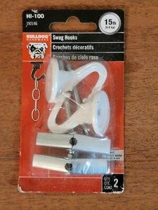 2 Stück Swag Deckenhaken Schwerlast Hardware Set Decke 15 Pfund - Bild 1 von 1