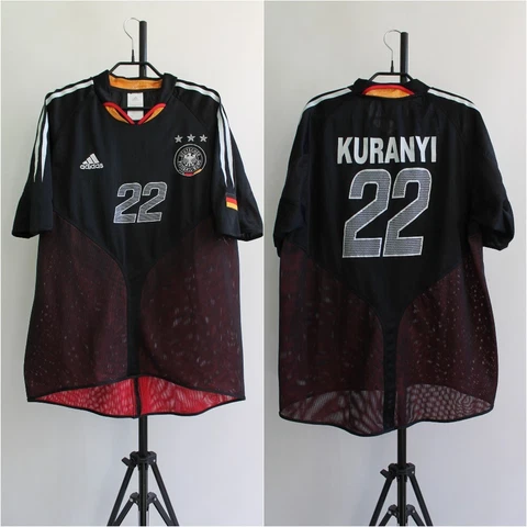 2004 2005 Germany Deutschland away Kevin Kuranyi 22 soccer jersey REPLICA shirt Cover
