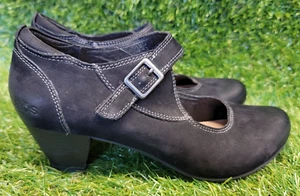 Zapatos para mujer Taos Studio de gamuza negros con hebilla Mary Jane talla 38 EE. UU. 7 - Imagen 1 de 18
