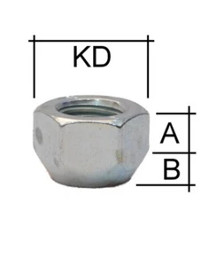 Tuerca de rueda M14 x 1,5 x 23 mm junta cónica 60° SW21 - Imagen 1 de 1