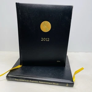 AMEX AMERICAN EXPRESS SCHWARZ EXECUTIVE LEDER TERMINBUCH PLANER 12 13 - Bild 1 von 18