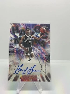 2025-26 Topps HM-GG - George Gervin - Havoc Marks Auto - San Antonio Spurs Foto 1 de 2