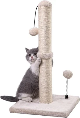 Cat Scratching Post for Indoor Cats Tall Cat Scratch Post Carpet Cat Sc.. - Image 1 of 4