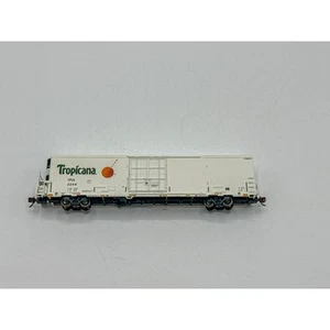 Atlas N Scale Tropicana Orange Juice Freight Car 64' Trinity Reefer #3244 - Picture 1 of 5