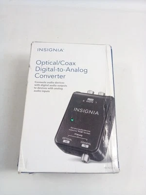 Convertidor óptico/coaxial digital a analógico Insignia NS-HZ313 - negro Foto 1 de 2