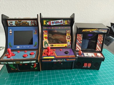 My Arcade Mini Arcade Lot - Burger Time, Dig Dug, Asteroids - See Pics! - Image 1 of 4