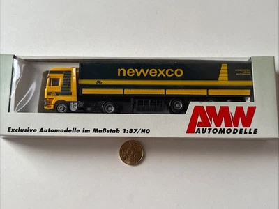 G571 AWM DAF Pritschensattelzug Langpritsche Newexco Venlo Rotterdam Lkw 1:87 H0 - Bild 1 von 4