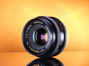 Minolta MC Rokkor-PF f/1:2 50 mm con filtro #1078010 - Imagen 1 de 6