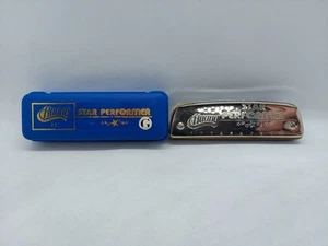 Huang BLUES HARP HARMONICA Key G Made In Germany mit Box - Bild 1 von 10