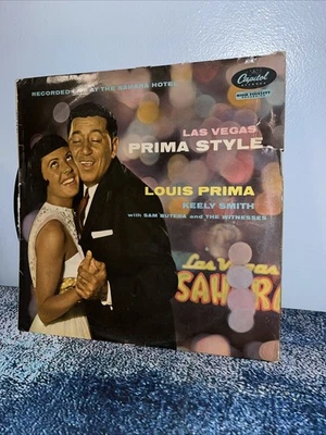 Louis Prima + Keely Smith / Las Vegas Prima Style ~ Vinyl LP (Capitol T1010) - Image 1 of 4