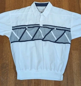 Vintage Poloshirt Retro Golf Banded Bottom Colin Spykes Made In USA Größe Medium - Bild 1 von 7