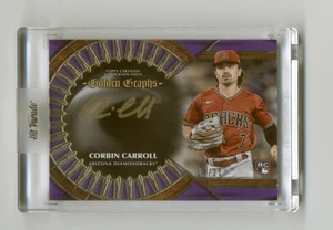 2023 Topps Five Star Baseball CORBIN CARROLL 14/25 GOLDEN GRAPHS - Picture 1 of 2
