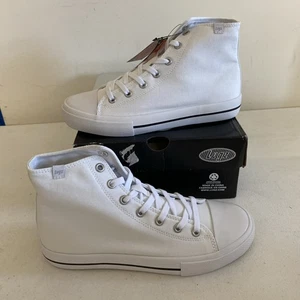 Lugz WSTAGHC-100 Womens Stagger Hi Sneakers Shoes White Hightop 7 M - Picture 1 of 7