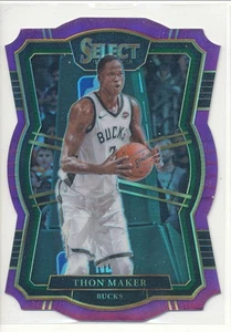 2017-18 Panini Select - Premier Level Thon Maker #186 Purple Prizm Die-Cut /99 - Picture 1 of 1