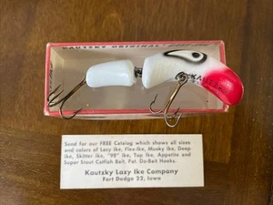 BEAUTIFUL KAUTZKY LAZY IKE LURE 3" FL-3RW FlexIKE BOX-INSERT - Picture 1 of 9