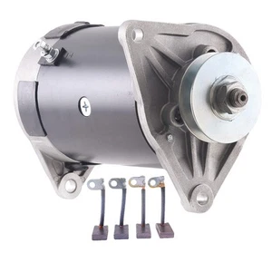 NEW 25A GENERATOR AND FOUR BRUSHES FITS CLUB CAR GOLF CART DS SERIES 84-06 - Picture 1 of 2