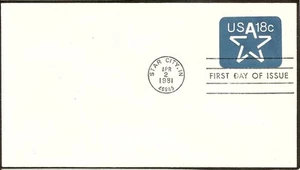 US SC # U593 Star FDC. Ready For Cachet . - Picture 1 of 1