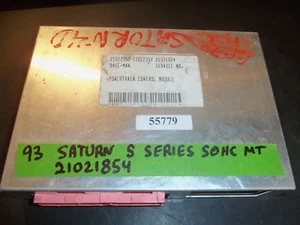 *1993 SATURN S-SERIES SOHC M/T ECU #21021854 PCM Control Module (55779) - Foto 1 di 2