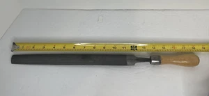 Nicholson half round Smooth file, wood handle - Made in USA - Picture 1 of 6