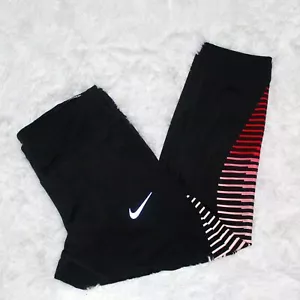 NIKE Power Epic Run Leggings Ajustados Recortados Talla M Negro y Rosa - Imagen 1 de 11
