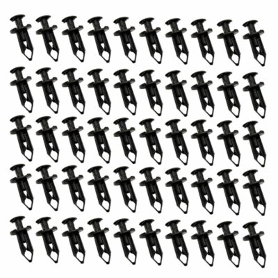 100 x PCS ATV Retainer Clips 8mm Push Pin Splash Guard Body Panel Fit For Honda - Image 1 of 2