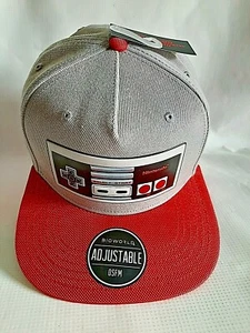 Nintendo NES CONTROLLER SNAPBACK BALLCAP HAT Mario Video Game OSFM Adult/Teen - Picture 1 of 9