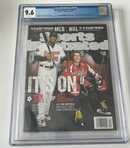 CGC 9.6 NEWSSTAND Alex Ovechkin 1ST COVER RC October 6, 2014 Sports Illustrated - Picture 1 of 3