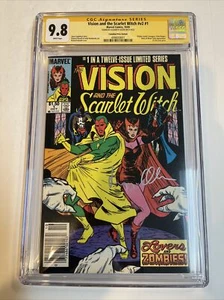 Vision & The Scarlet Witch V2 (1985) # 1 (CGC 9.8 SS) CPV | Signed Olsen - Picture 1 of 4