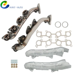 For Toyota 00-04 Tundra 01-04 Sequoia 4.7L Front Exhaust Manifolds w/ Gasket - Picture 1 of 13