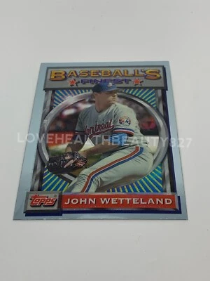John Wetteland 1993 Topps Baseball's Finest 129 Montreal Expos NM-Mint! - Image 1 of 4
