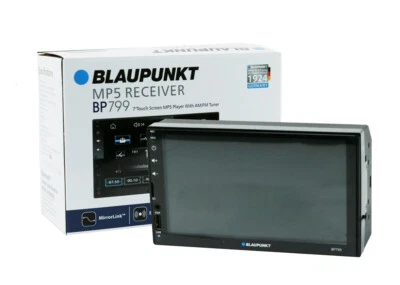 Blaupunkt BP799 7" Touchscreen MP5 Receiver w/Apple/Android  CarPlay AM/FM Tuner - Image 1 of 4