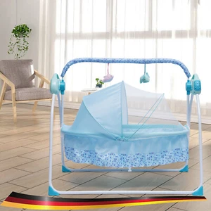Elektrische Babywiege Babybett Mit Automatischer Schaukel Für 0-18 Monate Babys - Bild 1 von 12