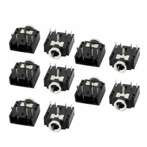 10PCS 3.5mm Female Stereo Audio Socket Headphone Jack Connector 5 Pin PCB Mount - Picture 1 of 4