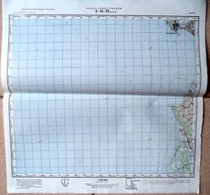 Military Secret Topographic Maps, Durres, Albania, 1982. 1:100.000 - Picture 1 of 1