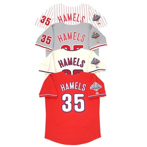 Cole Hamels 2008 Philadelphia Phillies World Series Home/Road/Alt Men's Jersey - Picture 1 of 21