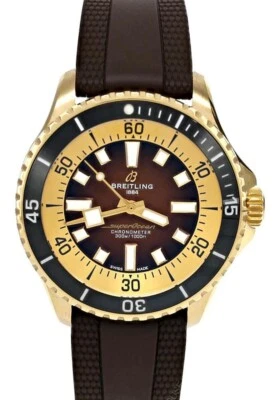 BREITLING Superocean Automatic 44mm Brown Rubber Men's Watch N17376201Q1S1 - Image 1 of 4