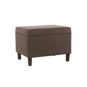Spatial Order Home Decor | Dinah Collection Modern Storage Ottoman | Ottoman - Picture 1 of 9
