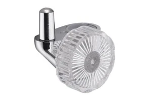 Schütte Schieber  für Wandstange 18 mm  mit Aufsteckzapfen Kunststoff Chrom - Bild 1 von 1